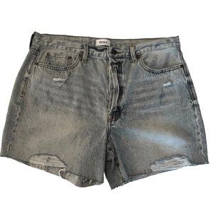 NWT Pistola Women’s Size 32 Devin High Rise Mom Cut Off Denim Shorts
